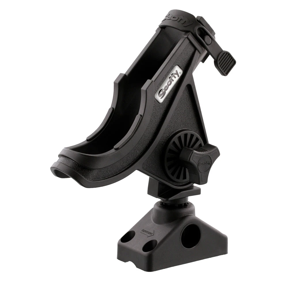 Scotty 280 Baitcaster / Spinning Rod Holder With Combination Side/DeckMount Salmon Trolling 2 Scotty 280 Baitcaster / Spinning Rod Holder With Combination Side/DeckMount Salmon Trolling