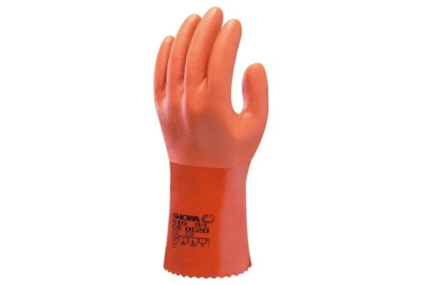 Showa 610 Glove PVC Orange Clothing/Gloves 1 Showa 610 Glove PVC Orange Clothing/Gloves
