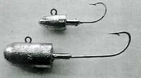 Pacific Net & Twine Ltd Leaded Bullet Jig Hooks For Scampi Tails (Double Fin Swimmer)