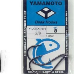 Yamamoto Hi Carbon Steel Beak Hooks Black Nickel Finish (25 Pack)