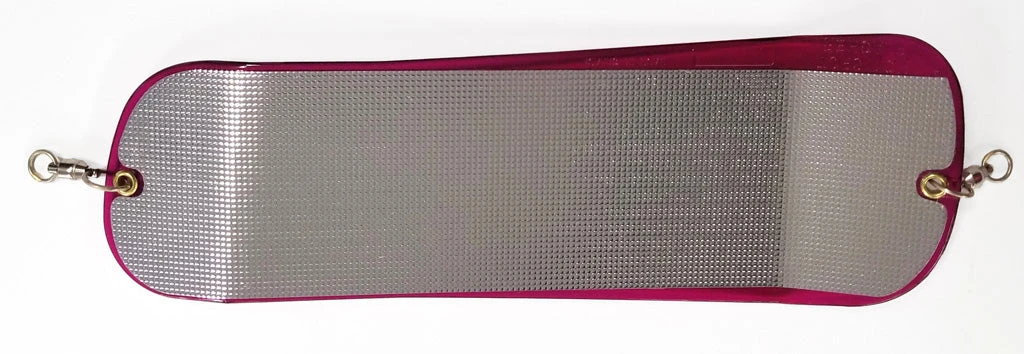 Salmon Trolling Hot Spot Silver Mylar Flashers 4 Salmon Trolling Hot Spot Silver Mylar Flashers