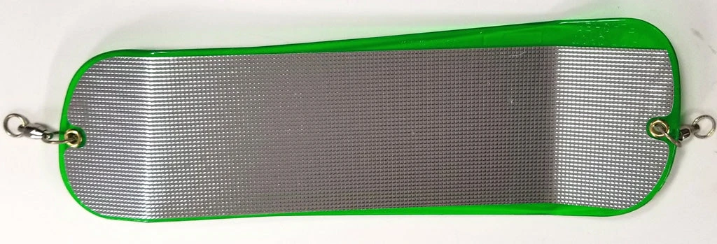 Salmon Trolling Hot Spot Silver Mylar Flashers 2 Salmon Trolling Hot Spot Silver Mylar Flashers