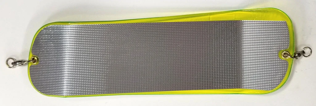 Salmon Trolling Hot Spot Silver Mylar Flashers 5 Salmon Trolling Hot Spot Silver Mylar Flashers