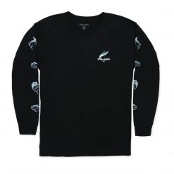 Clothing/Gloves PELAGIC Tee LS Flying Marlin Black