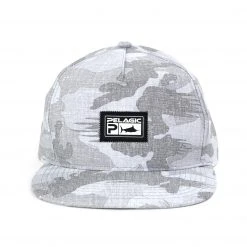 Pelagic The Slide Fishing Hat Gray Fish Camo Clothing/Gloves