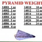 Pacific Net & Twine Ltd Salmon Trolling Lead Pyramid Weights
