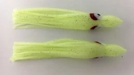 NORTH PACIFIC OCTOPUS 4-1/4" M36L (Glow Bud) Hoochies 1 NORTH PACIFIC OCTOPUS 4-1/4" M36L (Glow Bud) Hoochies