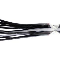 Hoochies NORTH PACIFIC OCTOPUS 4-1/4" M88WSRB (Black Oil Slick)