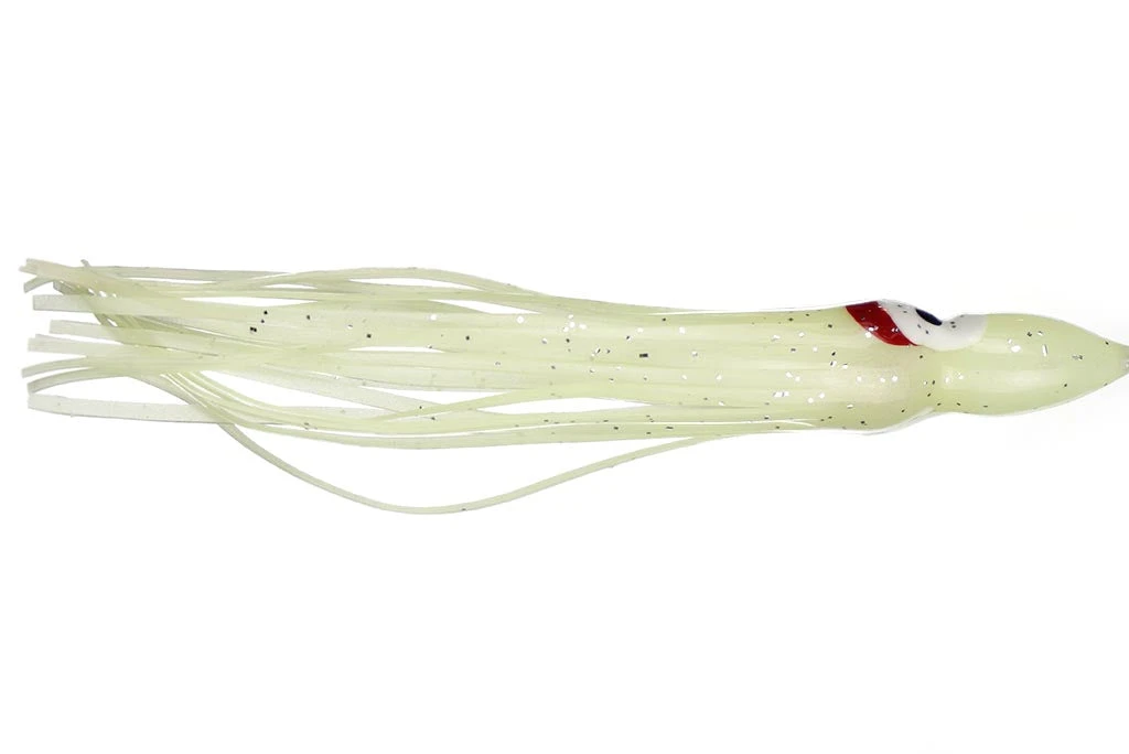 NORTH PACIFIC OCTOPUS 4-1/4" M36L (Glow Bud) Hoochies 2 NORTH PACIFIC OCTOPUS 4-1/4" M36L (Glow Bud) Hoochies