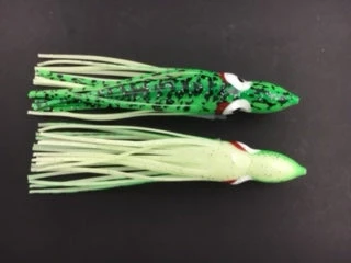 NORTH PACIFIC OCTOPUS 4-1/4" OG142R (Pickle Green) Hoochies 1 NORTH PACIFIC OCTOPUS 4-1/4" OG142R (Pickle Green) Hoochies