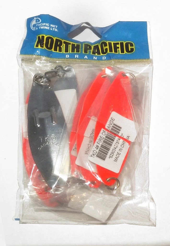 Pacific Net & Twine Ltd TKO Canadian Spoon (pack) Salmon Trolling 7 Pacific Net & Twine Ltd TKO Canadian Spoon (pack) Salmon Trolling