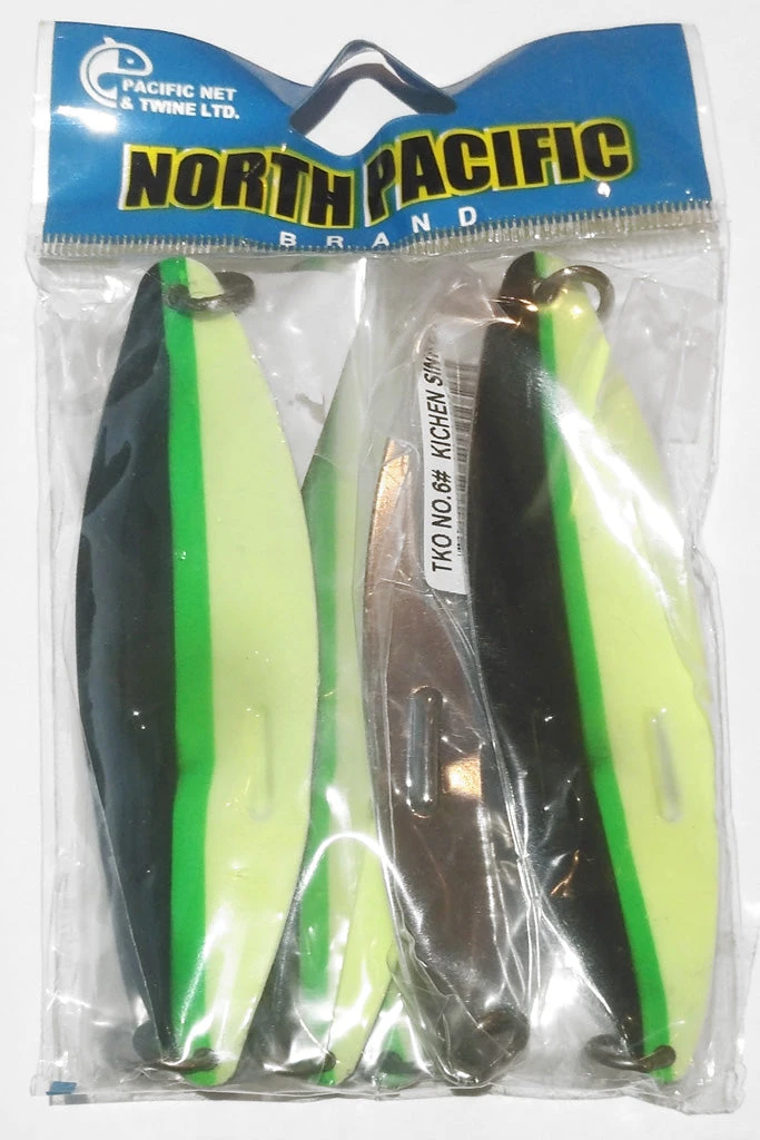 Pacific Net & Twine Ltd TKO Canadian Spoon (pack) Salmon Trolling 16 Pacific Net & Twine Ltd TKO Canadian Spoon (pack) Salmon Trolling