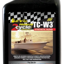 Marine Hardware STARBRITE Premium 2-Cycle Engine Oil TC-W3 Synthetic Blend 1qt