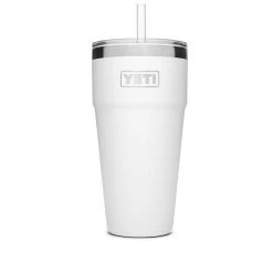 Yeti Rambler 26oz Stackable Cup With Straw Lid - Standard Colours Drinkware 7 Yeti Rambler 26oz Stackable Cup With Straw Lid - Standard Colours Drinkware