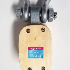 North Pacific Double Wood Block With Shackle