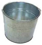 North Pacific Marine Hardware GALVANIZED GWC 8 QTS UTILITY PAIL PO12