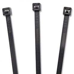 North Pacific Black Cable Ties (from 4-3/4" - 30")