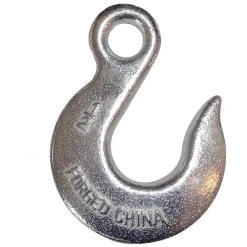 North Pacific Galvanized Slip Cargo Hook With Swivel Eye Marine Hardware