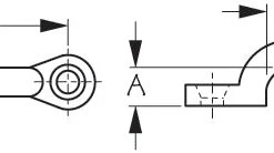 SEADOG 081310-1 BLACK PAD EYE 3/8"