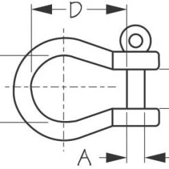 Marine Hardware Seadog Bow Shackles