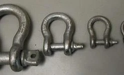 North Pacific Galvanized Anchor Shackles