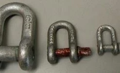 North Pacific Galvanized Chain Shackles Marine Hardware