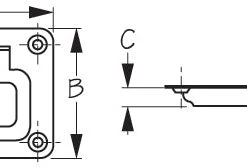 Marine Hardware SEADOG 221820-1 SPRING LOADED FLUSH HATCH PULL
