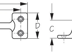 SEADOG 222340-1 LIFT HANDLE Marine Hardware