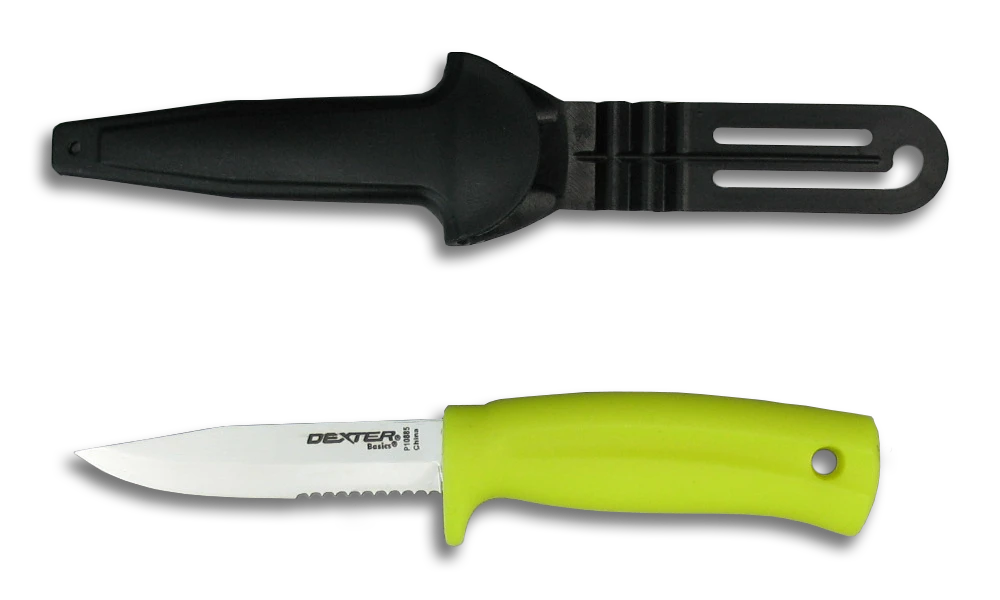 Knives DEXTER P10885 NET KNIFE W/SHEATH 4" 1 Knives DEXTER P10885 NET KNIFE W/SHEATH 4"