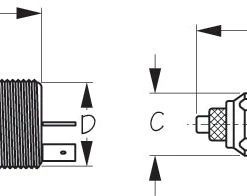 SEADOG 426115-1 DELUXE POWER SOCKET & CAP Marine Hardware
