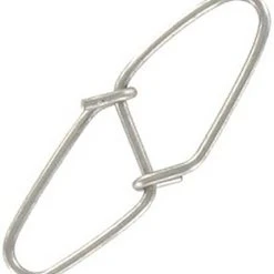 Salmon Trolling Silver Horde Figure 8 Snaps (100 Pack)