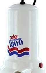 RULE MODEL A53-S 12V 2000GPH Auto Bilge Marine Hardware