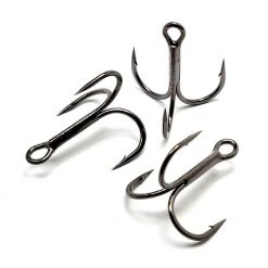 Gamakatsu Round Bend Treble Hooks 2X Strong