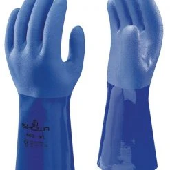 Showa 660 PVC Triple Dipped Blue Glove