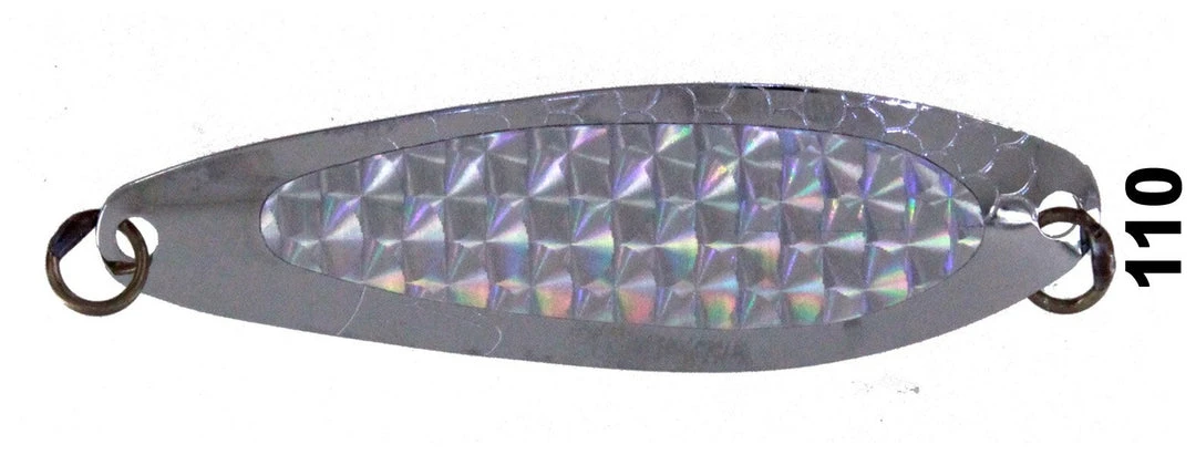 Salmon Trolling Silver Horde Kingfisher Spoons #4 - Each 2 Salmon Trolling Silver Horde Kingfisher Spoons #4 - Each