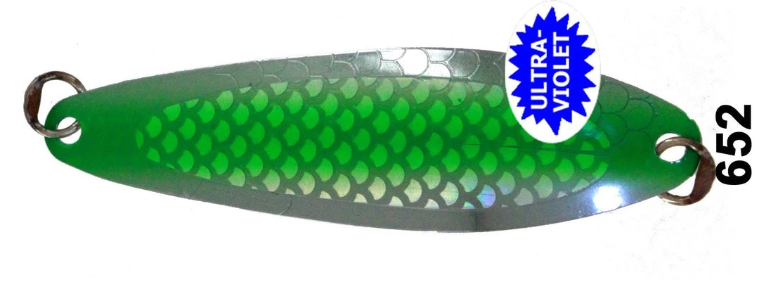 Salmon Trolling Silver Horde Kingfisher Spoons #4 - Each 8 Salmon Trolling Silver Horde Kingfisher Spoons #4 - Each