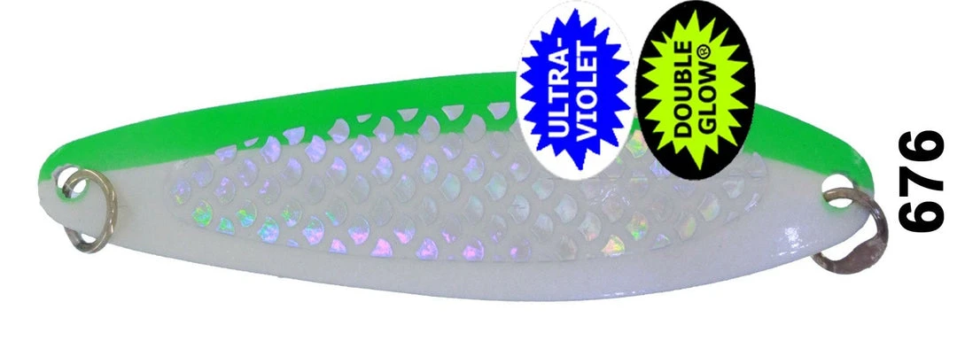 Salmon Trolling Silver Horde Kingfisher Spoons #4 - Each 13 Salmon Trolling Silver Horde Kingfisher Spoons #4 - Each