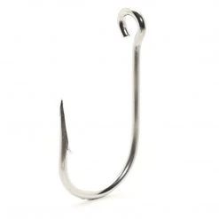 Mustad 9510XXXS-SS Salmon Siwash Hooks With Open Eye - 3X Strong (Box 100) Salmon Trolling