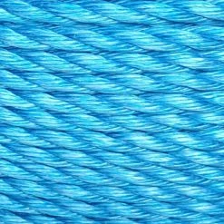 North Pacific Blue 3 Strand Danpoly Polypropylene Rope (by The Foot)