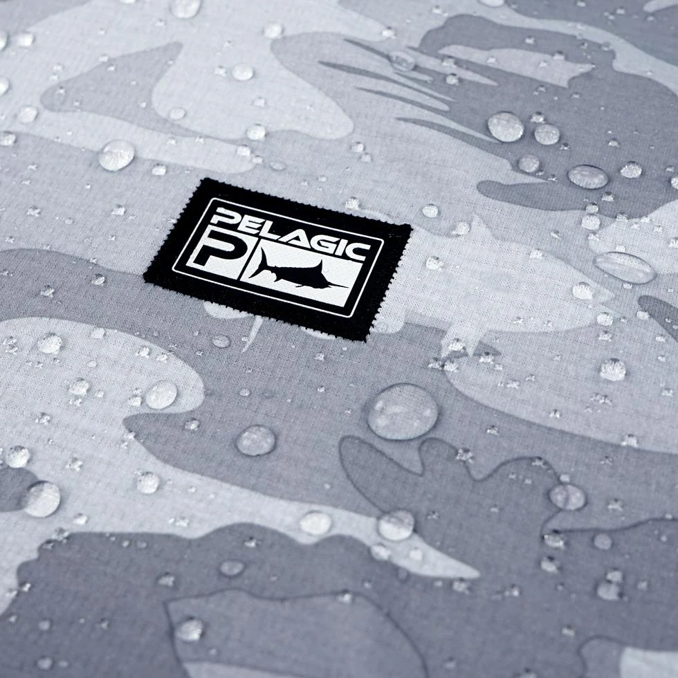 Pelagic Exo-Tech Hooded Fishing Shirt Gray Fish Camo 5 Pelagic Exo-Tech Hooded Fishing Shirt Gray Fish Camo