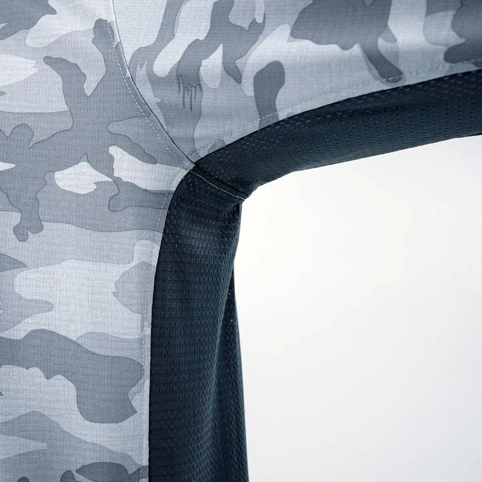 Pelagic Exo-Tech Hooded Fishing Shirt Gray Fish Camo 4 Pelagic Exo-Tech Hooded Fishing Shirt Gray Fish Camo