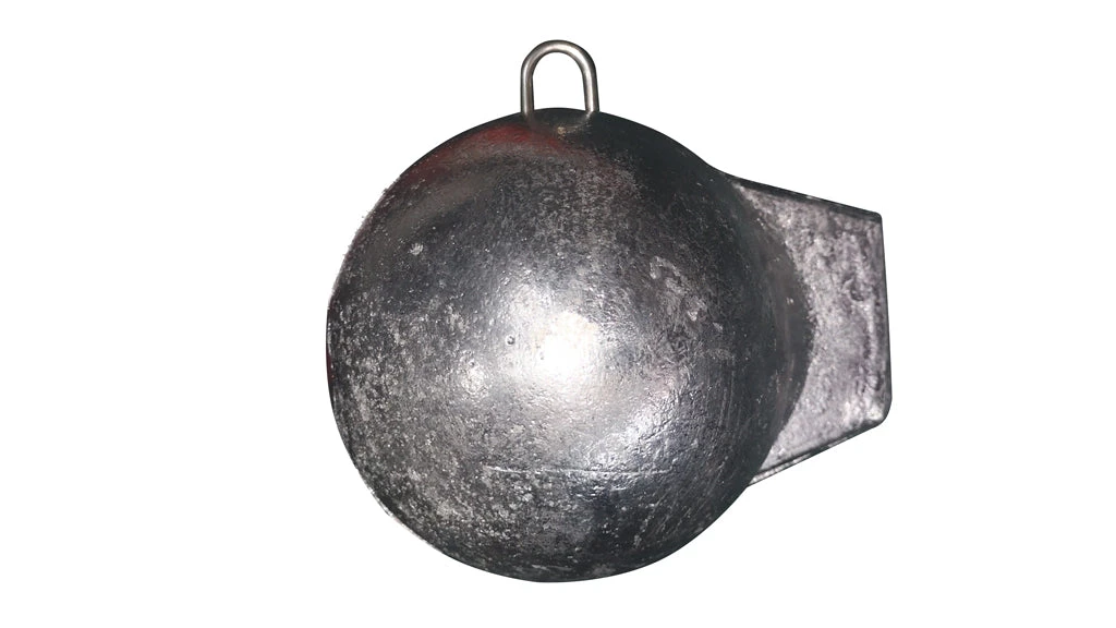 North Pacific Salmon Trolling Finned Lead Cannonball For Deep Water Trolling 1 North Pacific Salmon Trolling Finned Lead Cannonball For Deep Water Trolling
