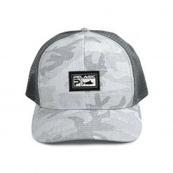 Clothing/Gloves Pelagic Pursuit Fishing Hat Slate Fish Camo