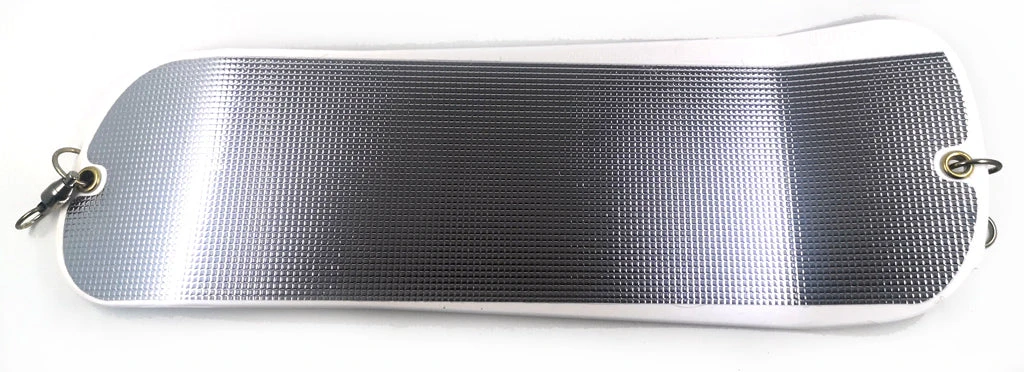 Salmon Trolling Hot Spot Silver Mylar Flashers 6 Salmon Trolling Hot Spot Silver Mylar Flashers