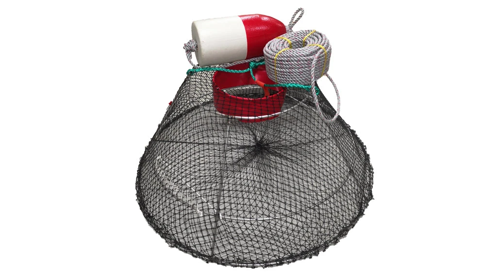 Jolly Good Stainless Steel Pyramid Trap Kit With Bait Bag + Float & Rope Trap Fishing 1 Jolly Good Stainless Steel Pyramid Trap Kit With Bait Bag + Float & Rope Trap Fishing