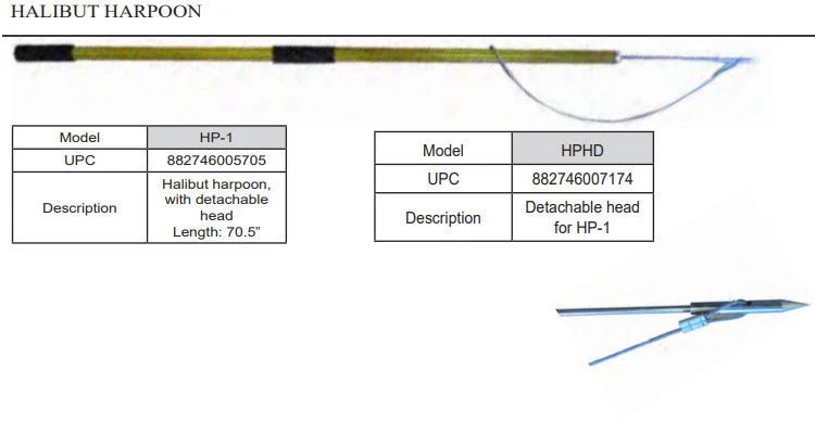 Salmon Trolling Kufa Halibut Harpoon 1 Salmon Trolling Kufa Halibut Harpoon