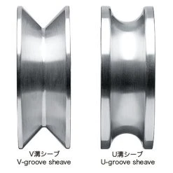 Asano Stainless Block 10351 Long Liner 100mm Sheave Marine Hardware