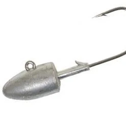 Pacific Net & Twine Ltd Leaded Bullet Jig Hooks For Scampi Tails (Double Fin Swimmer)
