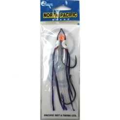 North Pacific OCTOPUS 4-1/4" B103PUR Rigged Hoochies