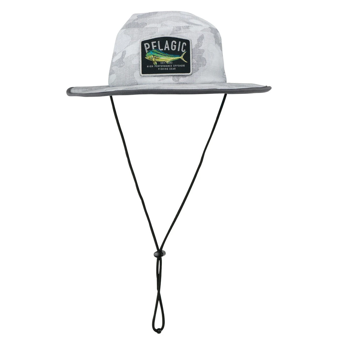 Clothing/Gloves PELAGIC Sunsetter Hat - Fish Camo 4 Clothing/Gloves PELAGIC Sunsetter Hat - Fish Camo